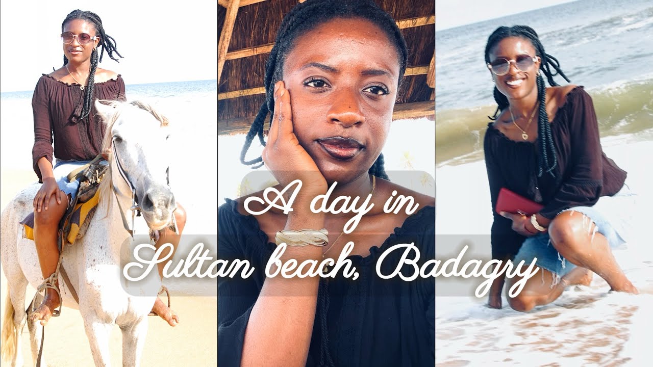 Spend the day with me in Lagos Badagry Beach🌊🌈 | Sultan Beach 