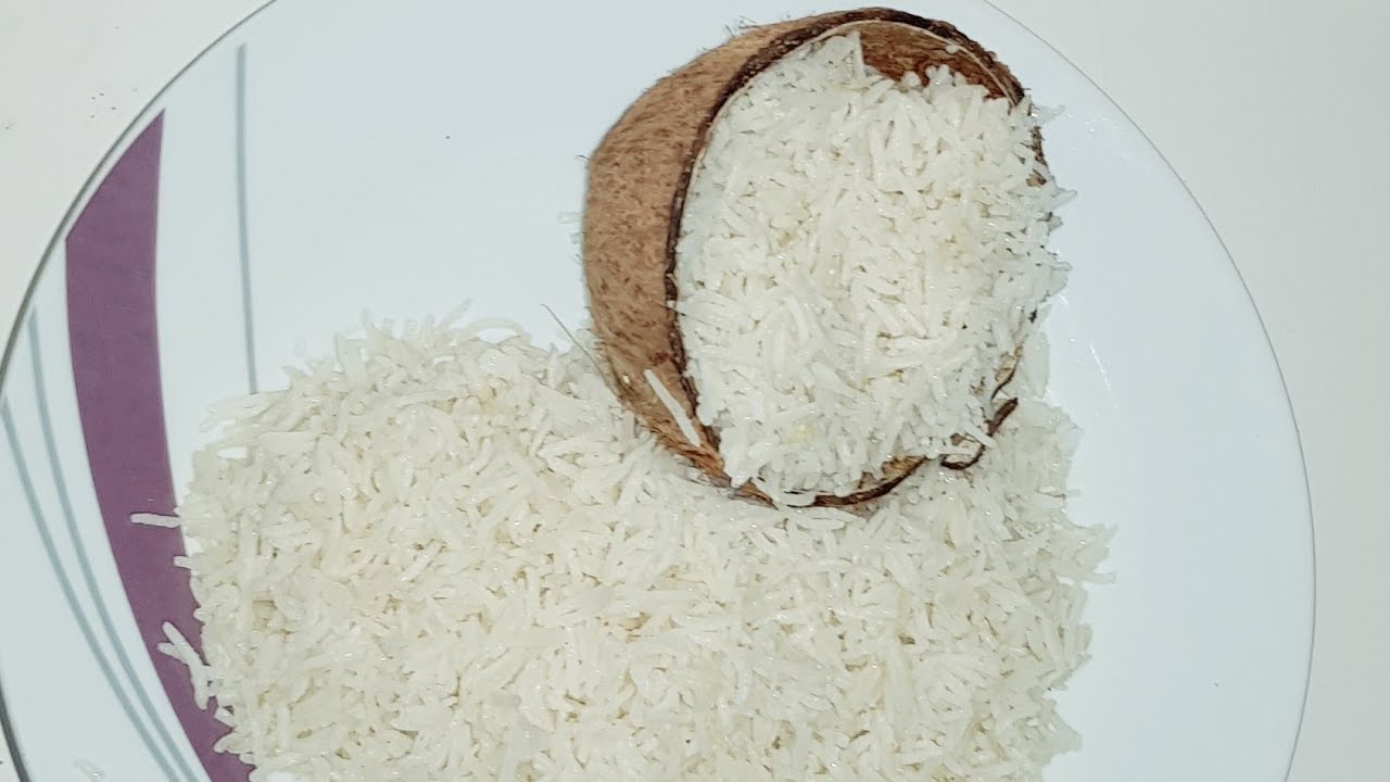 Mapishi ya wali wa Nazi/how to prepare rice in coconut milk/Swahili recipes