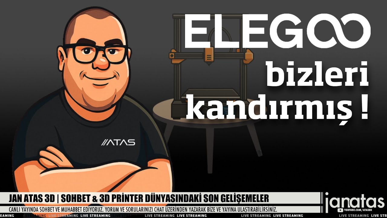 JanAtaş 3D Talks | Sohbet & 3D Printer Dünyasındaki Son Gelişmeler