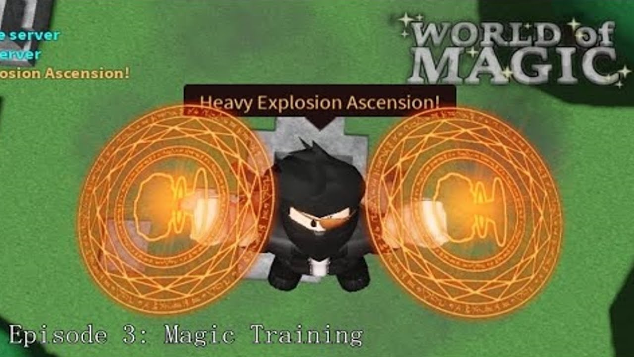 Roblox World of Magic Story (Episode 3: Magic Training.)