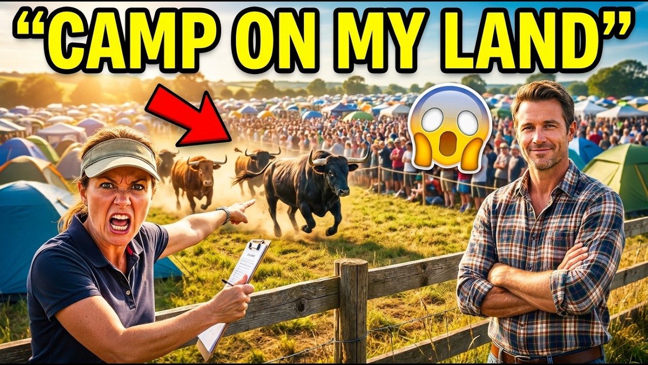 HOA Karen Invited 2,000 Strangers to Camp on My Land — So I Let the Bulls Handle It🐂karen 2026,
