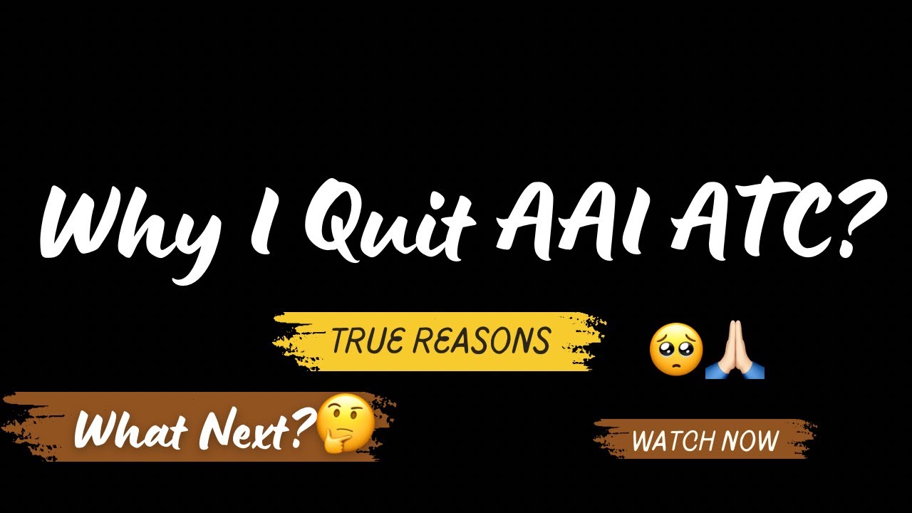 Why I Quit AAI ATC?😥
