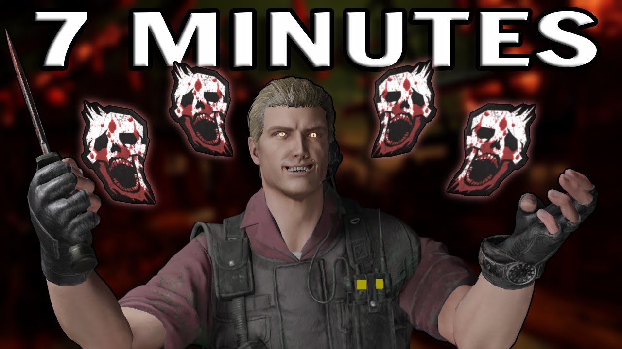 Ending Games in Under 7 MINUTES - Dead by Daylight Wesker Gameplay