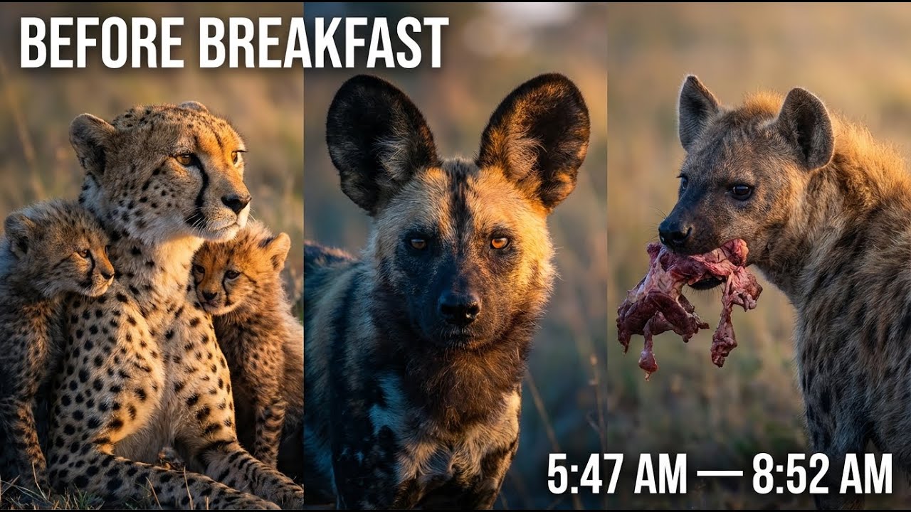 The Hunt, The Escape, The Theft, The Birth, The Death — One Serengeti Morning