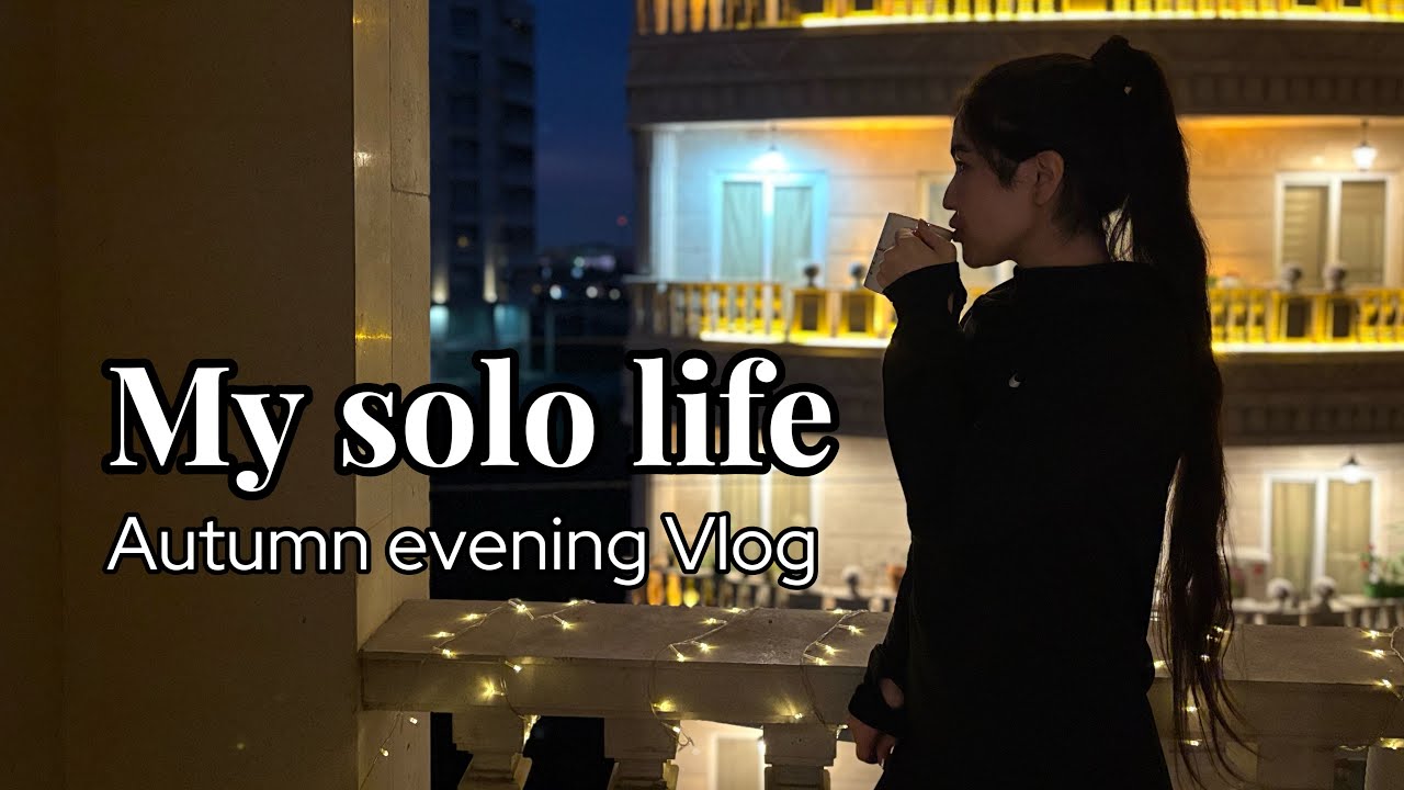 Living Alone✨ | A Calm & Productive Night After Work☕️ | Cozy Solo Moments at Home 🧘‍♀️🏙️
