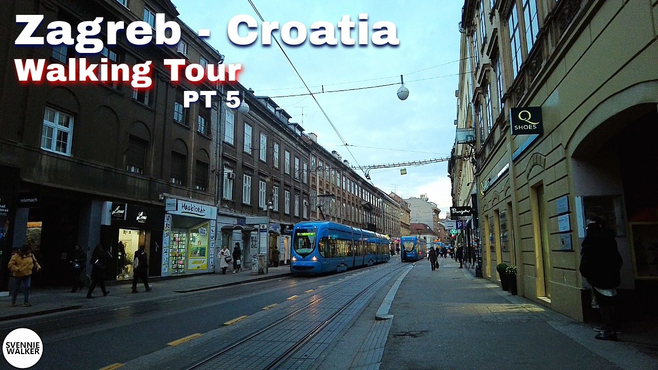 🇭🇷 Walking Tour in ZAGREB, Croatia pt5: Discovering the Charm of the Capital! #travel #croatia