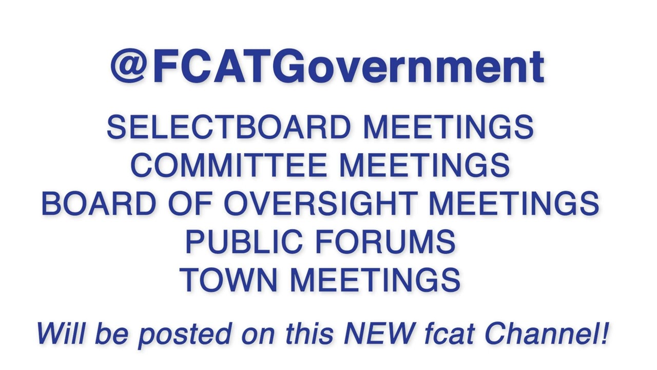 FCAT'S New Government Youtube Page!