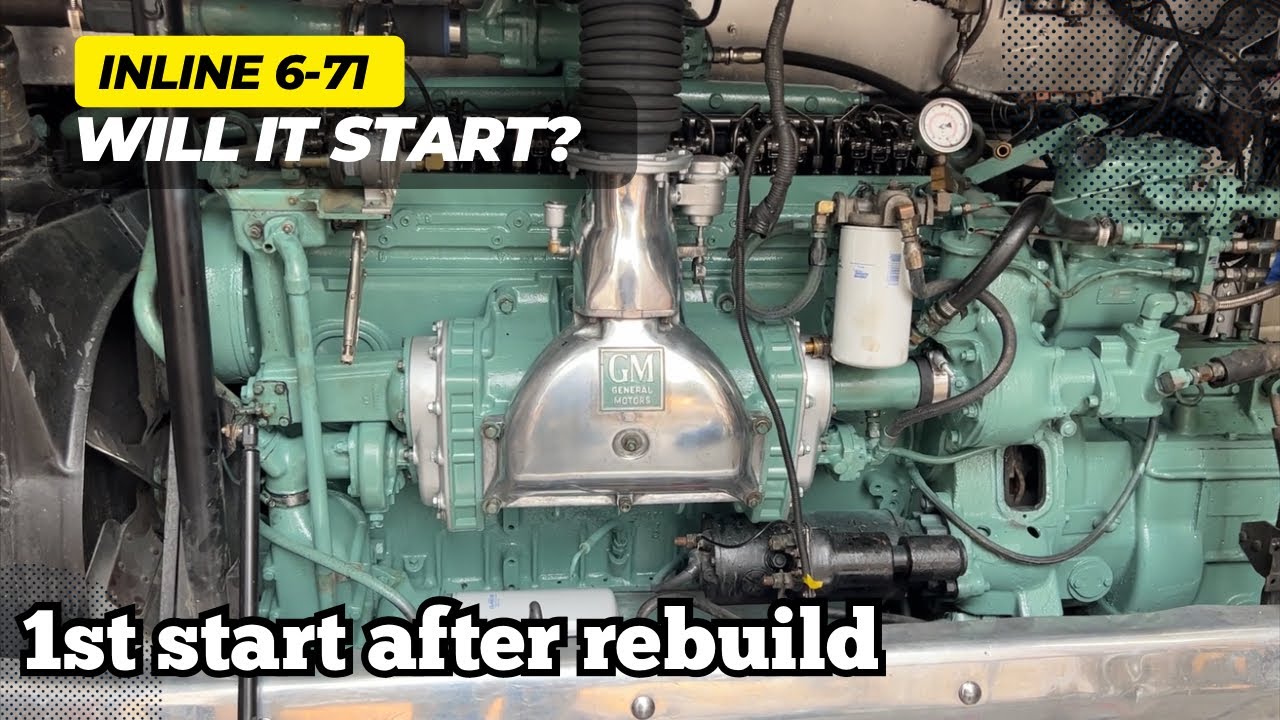 Завершение переборки Detroit Diesel 6-71 Первый запуск
