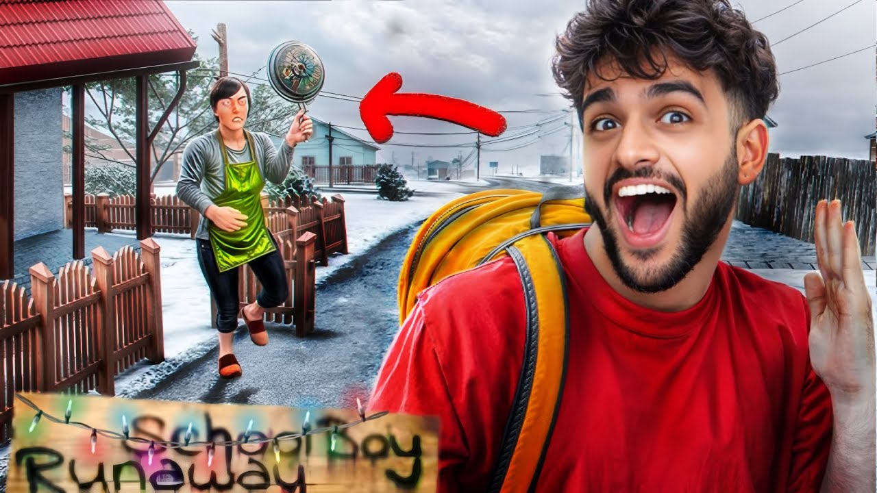 I FINALLY ESCAPED FROM HOME| School Boy Runaway Full Escape | PLANTY BOLT@PLANTYBOLT