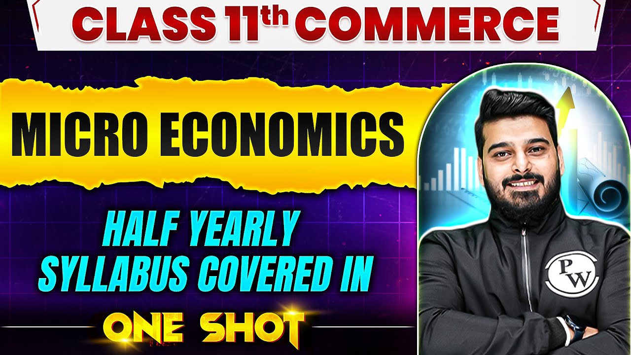 Class 11th Micro Economics Half Yearly Syllabus Covered in One Shot 🔥