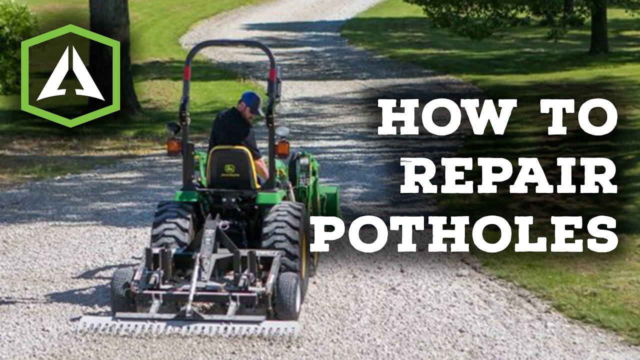 Repairing Potholes 101 - Gravel Driveway Maintenance by ABI