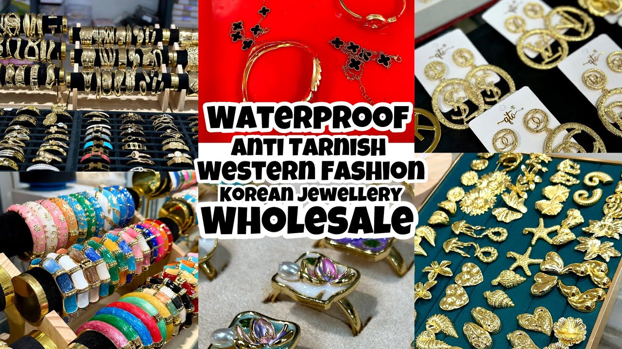 Anti Tarnish Jewellery Wholesale Market| Water Proof SS, Korean, Western Fashion Jewellery Supplier