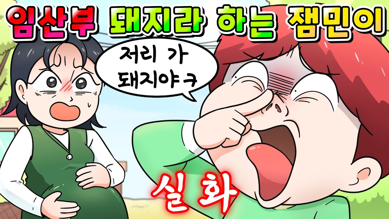 (사이다툰) 임산부 보고 돼지라며 살 빼라는 무개념 잼민이 참교육 /영상툰/썰툰/