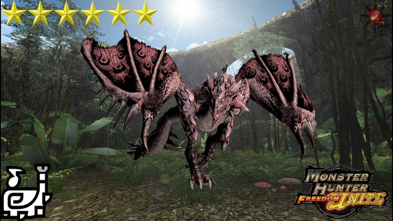 [MHFU] Pink Rathian with HH, Village 6* Pink Dance in the Jungle