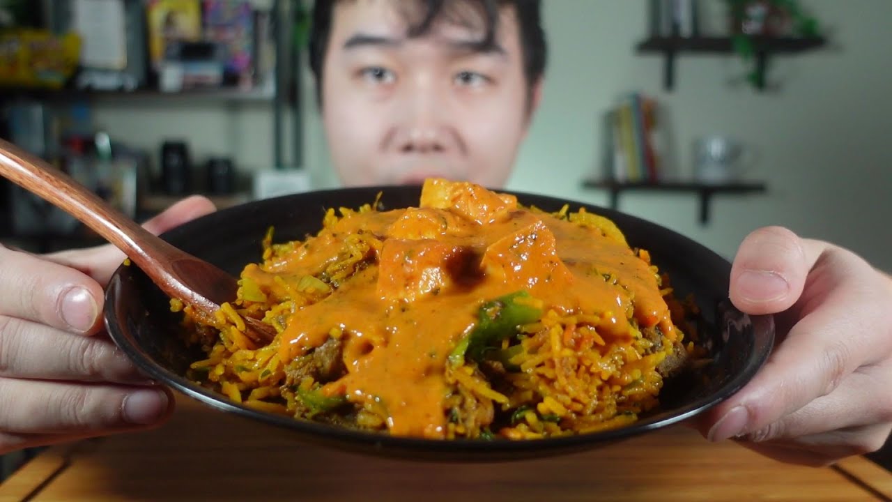 Break 20 hour fast with Butter Chicken and Biryani