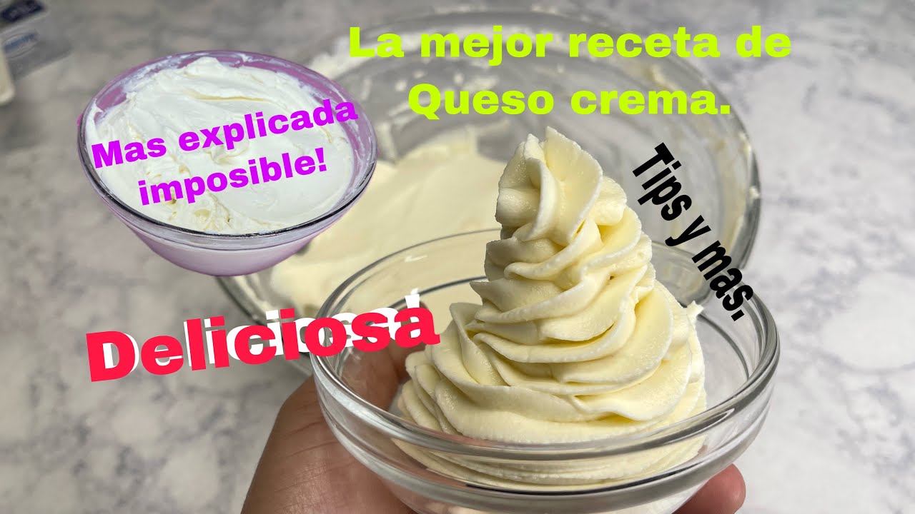 LA MEJOR RECETA DE  QUESO CREMA (RECETA SÚPER EXPLICADA CON TIPS Y MÁS )