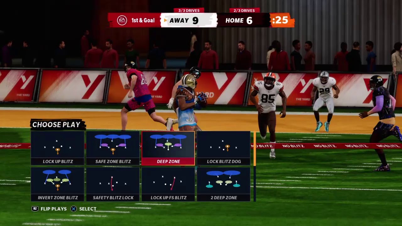 Madden 21 Backyard gameplay.......