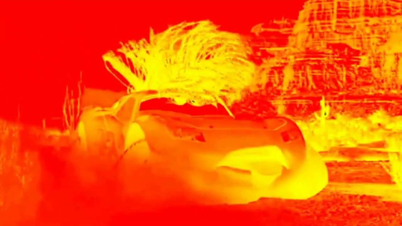 Lightning Mcqueen is having a practice _ epic fail _ funny video _ Klasky Csupo Effect