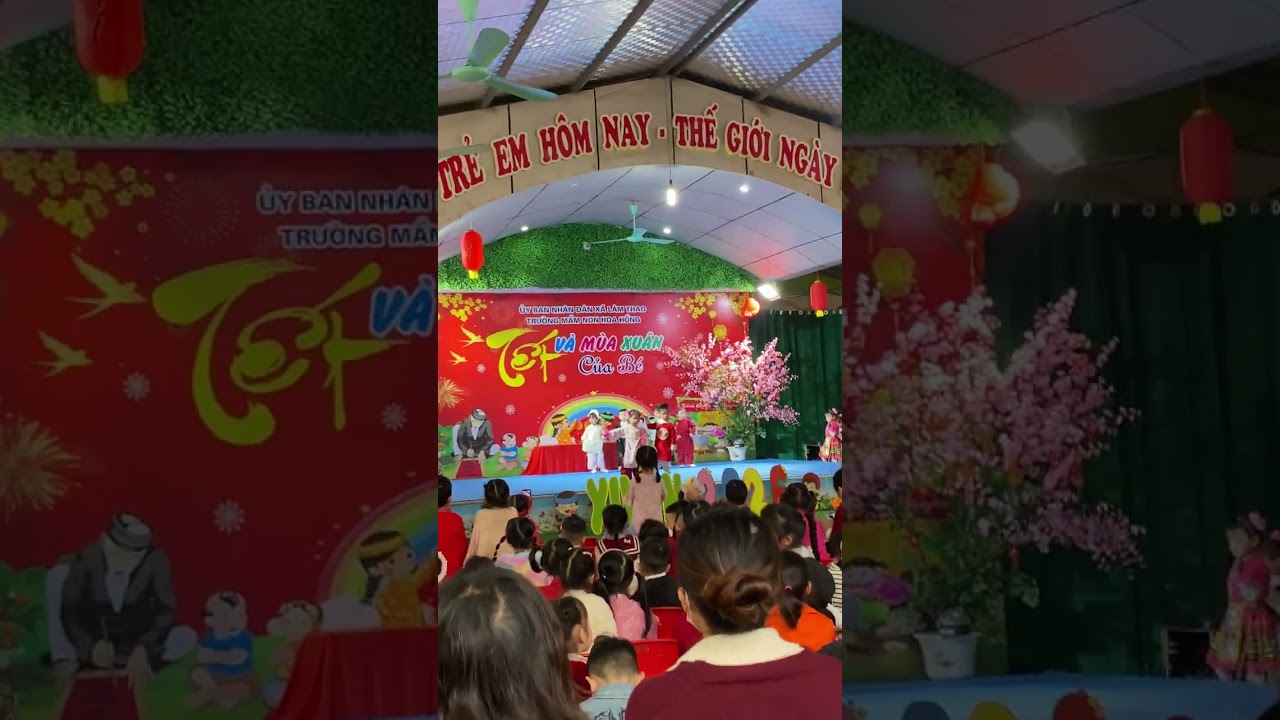 Bảo Quyên Hội chợ Tết Bính Ngọ 2026 Trường MN Hoa Hồng