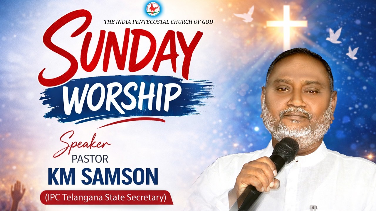 🔴LIVE - SUNDAY WORSHIP || 15 MARCH 2026 || @Prkmsamson  || IPC WARANGAL OFFICIAL