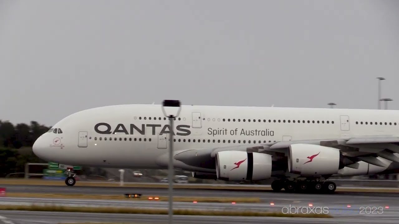 Qantas A380-842 [VH-OQD] - Arrival at Sydney