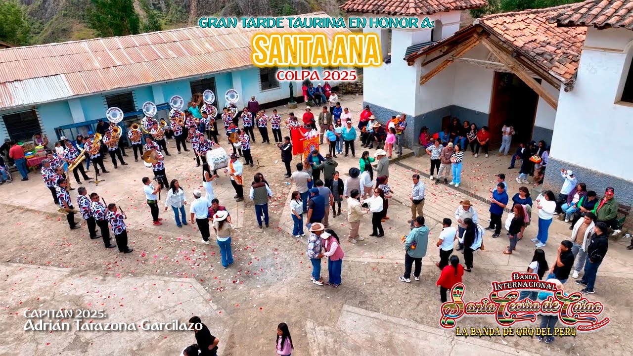 🎺🎶𝐁𝐀𝐍𝐃𝐀 𝐈𝐍𝐓𝐄𝐑𝐍𝐀𝐂𝐈𝐎𝐍𝐀𝐋 𝐒𝐀𝐍𝐓𝐀 𝐂𝐄𝐂𝐈𝐋𝐈𝐀 𝐃𝐄 𝐂𝐀́𝐓𝐀𝐂 - MIX HUAYNOS HUARACINOS (Plaza de Colpa)