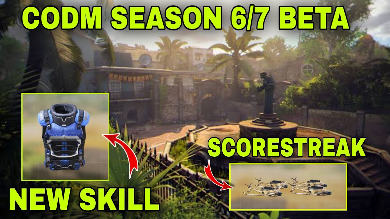 Season 6/7 New Beta Server cod mobile - New Skill Dynamic Armor Gameplay -New SCORESTREAK Swarm codm
