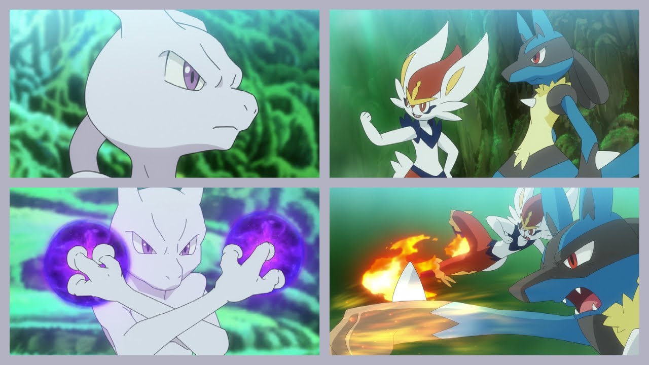 MEWTWO RETURNS! ASH'S LUCARIO & GOH'S CINDERACE VS MEWTWO! Pokemon Journeys Episode 46 REVIEW