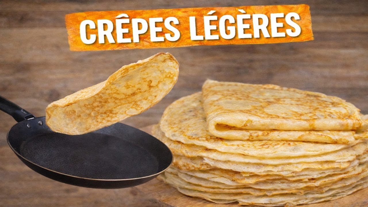 comme un chef à la maison - Crêpes maison simple, rapide et délicieuse