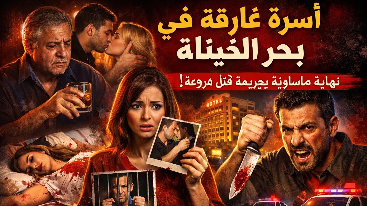 أسرة كاملة غارقة فبحر الخيانات… والنهاية كانت جريمة دموية بشعة 😱