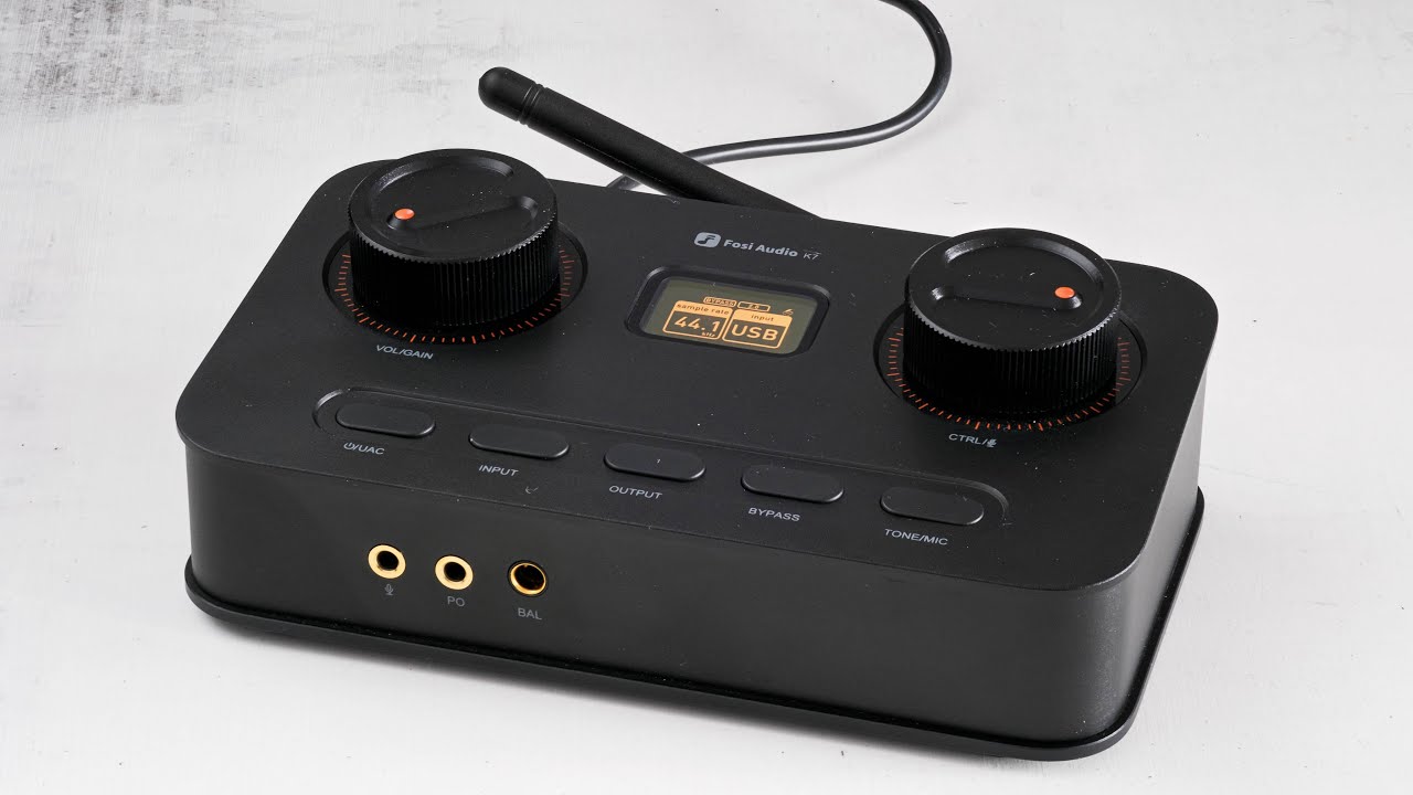 Fosi Audio K7 | Мощный аудиофильско-игровой ЦАПоусилитель