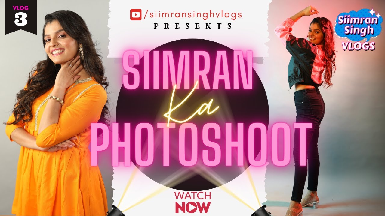 #3-Simran Ka Photoshoot | Siimran Singh Vlogs |New Vlog| New Vloger