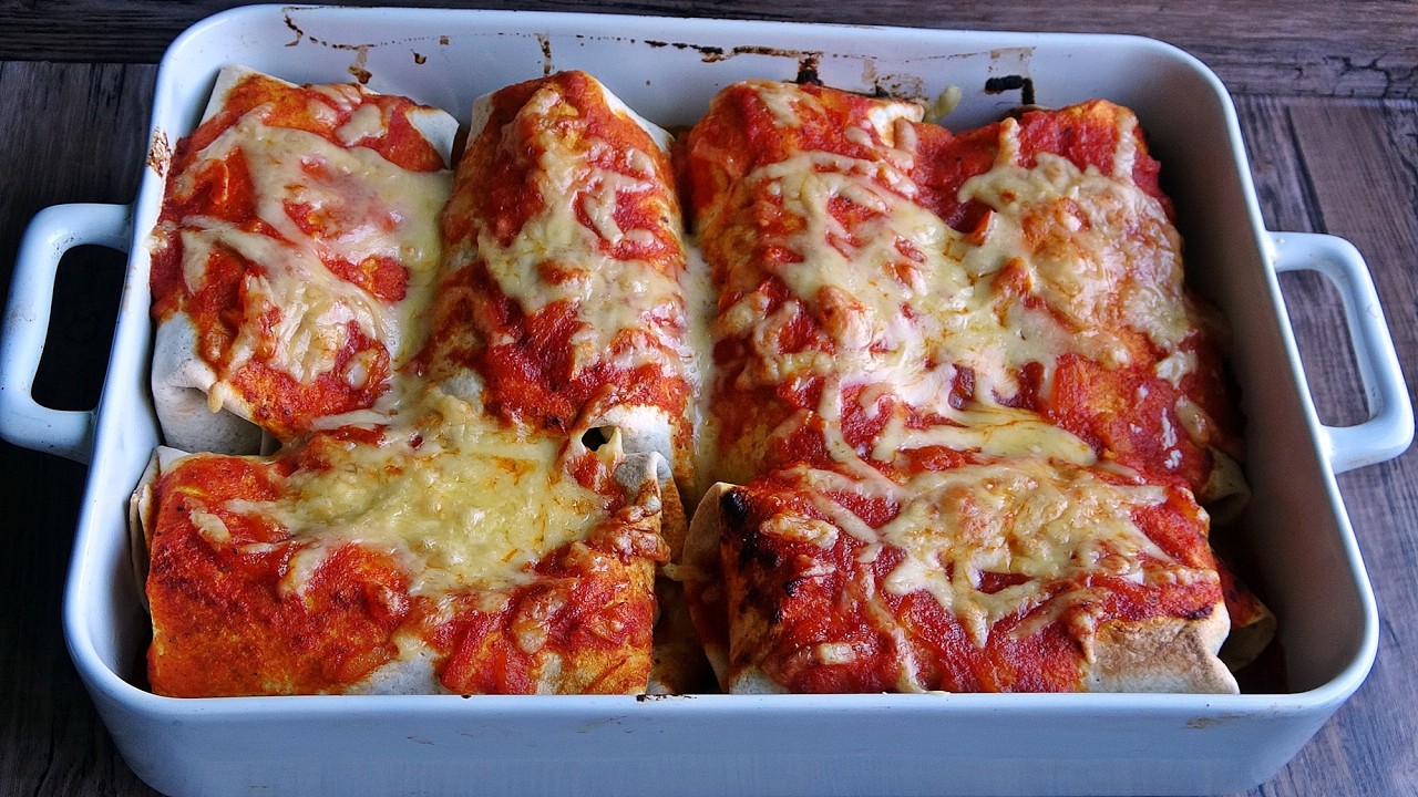 TORTILLE NADZIEWANE KURCZAKIEM I WARZYWAMI #diner #tortilla #fastfood #obiad #recipe