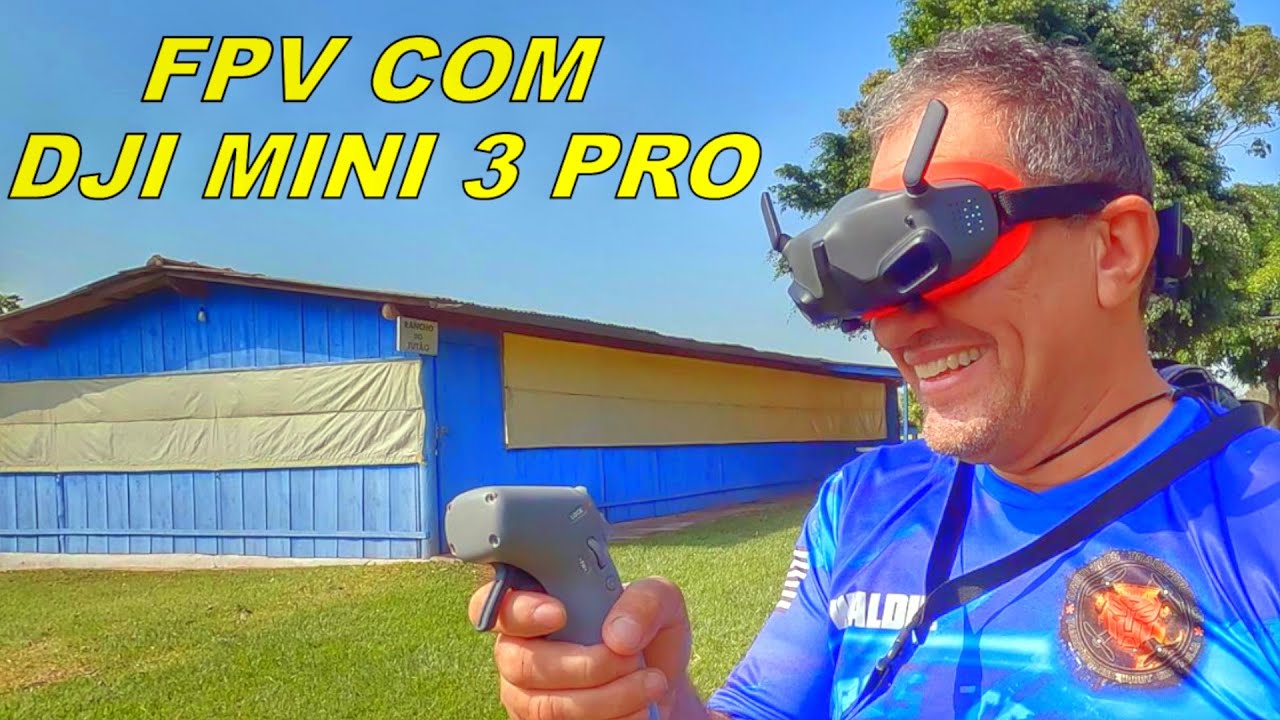 FPV com DJI Mini 3 Pro e Goggles 2