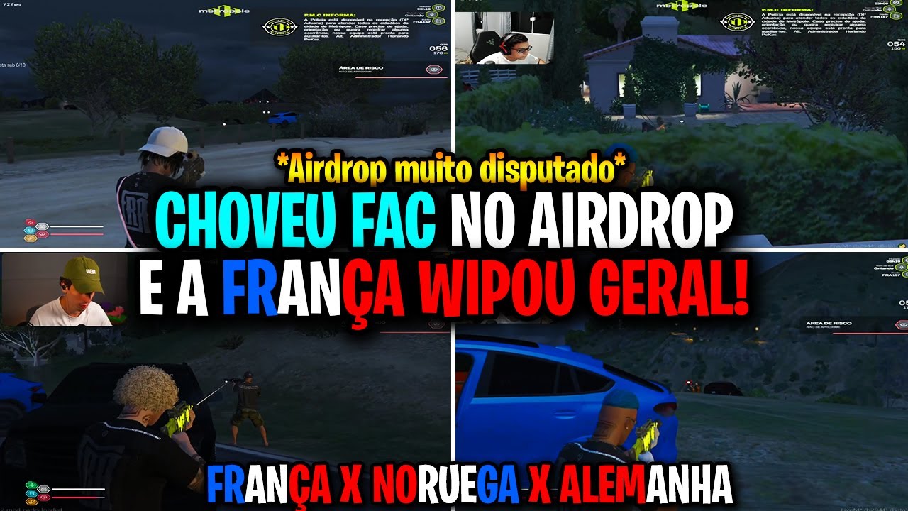 CHOVEU FAC NO AIRDROP E A FRANÇA WIPOU GERAL!!