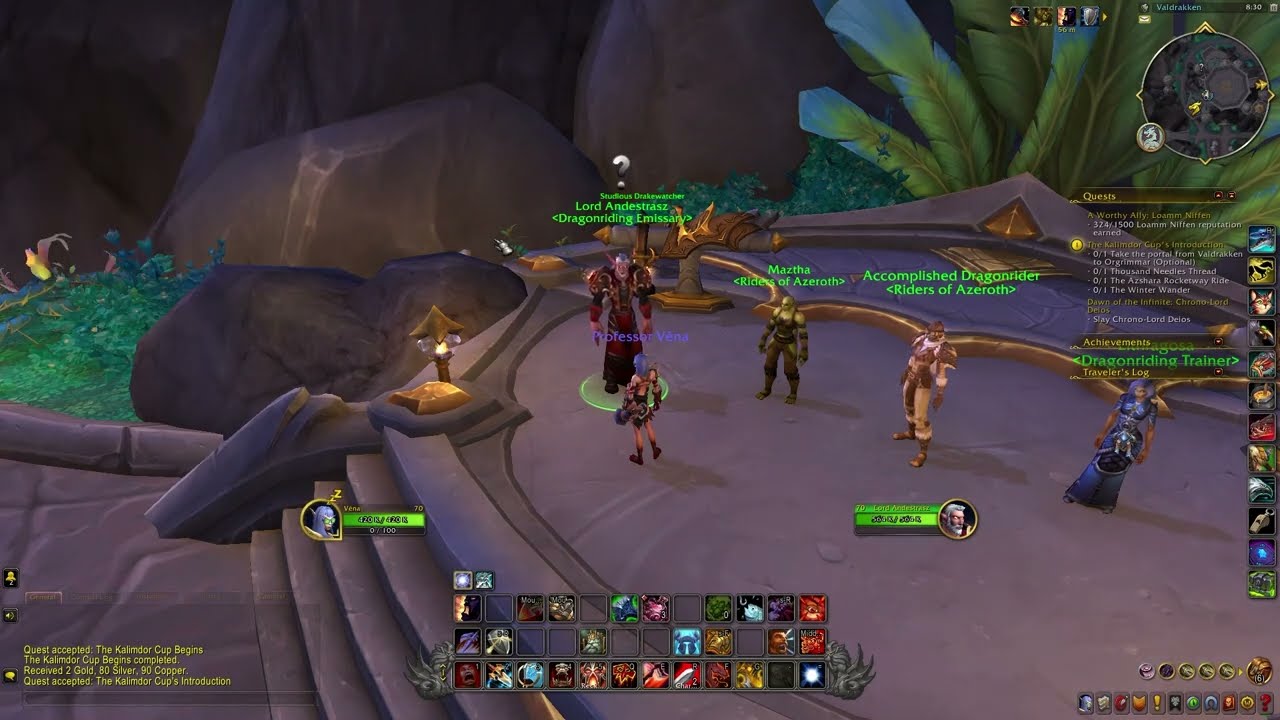 How to Begin Kalimdor Cup - Riders of Azeroth Badge Vendor & Wares