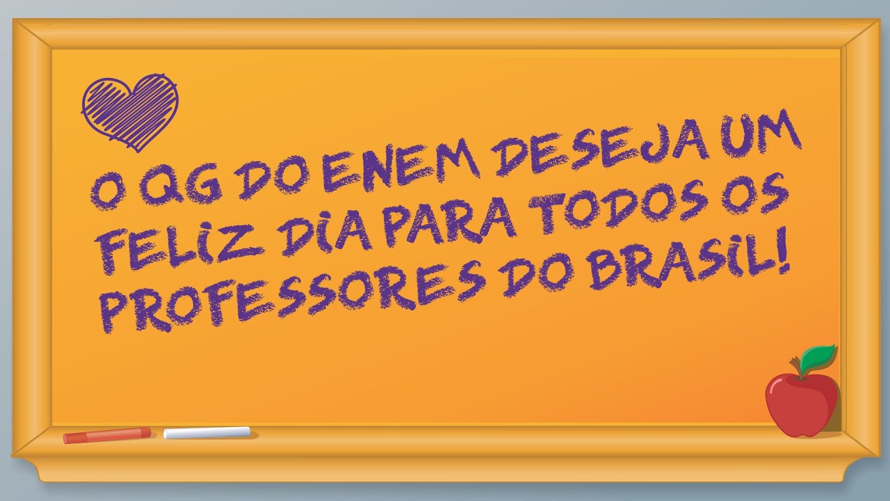 QGNIANOS: FELIZ DIA DOS PROFESSORES!