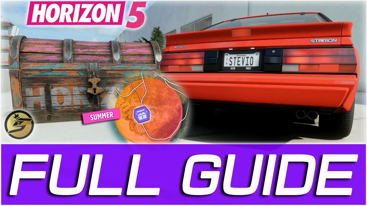 Forza Horizon 5 TREASURE HUNT STAR OF ARION FH5 Treasure Hunt Chest (Summer Festival Playlist)