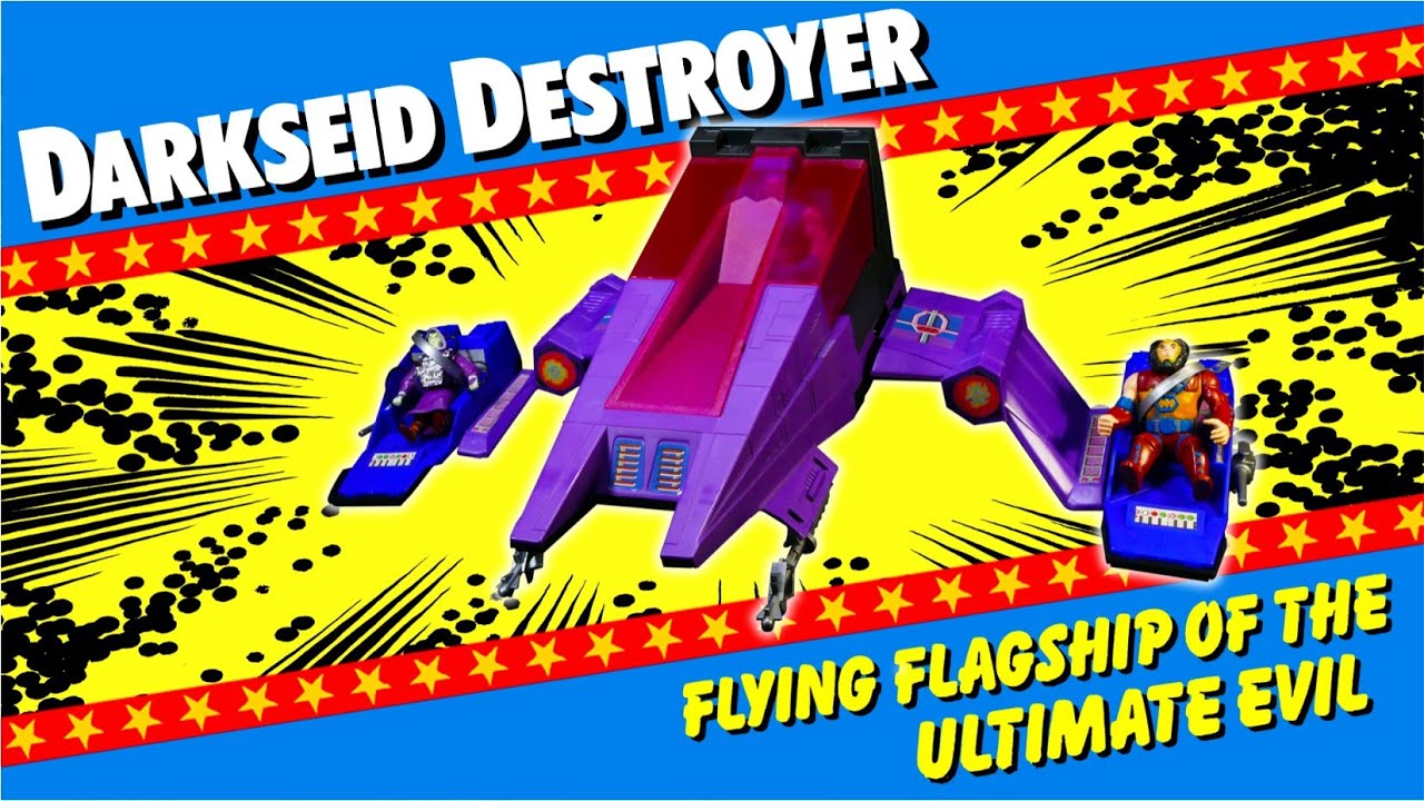 Распаковка и сборка фигурки Darkseid Destroyer из коллекции Kenner Super Powers.
