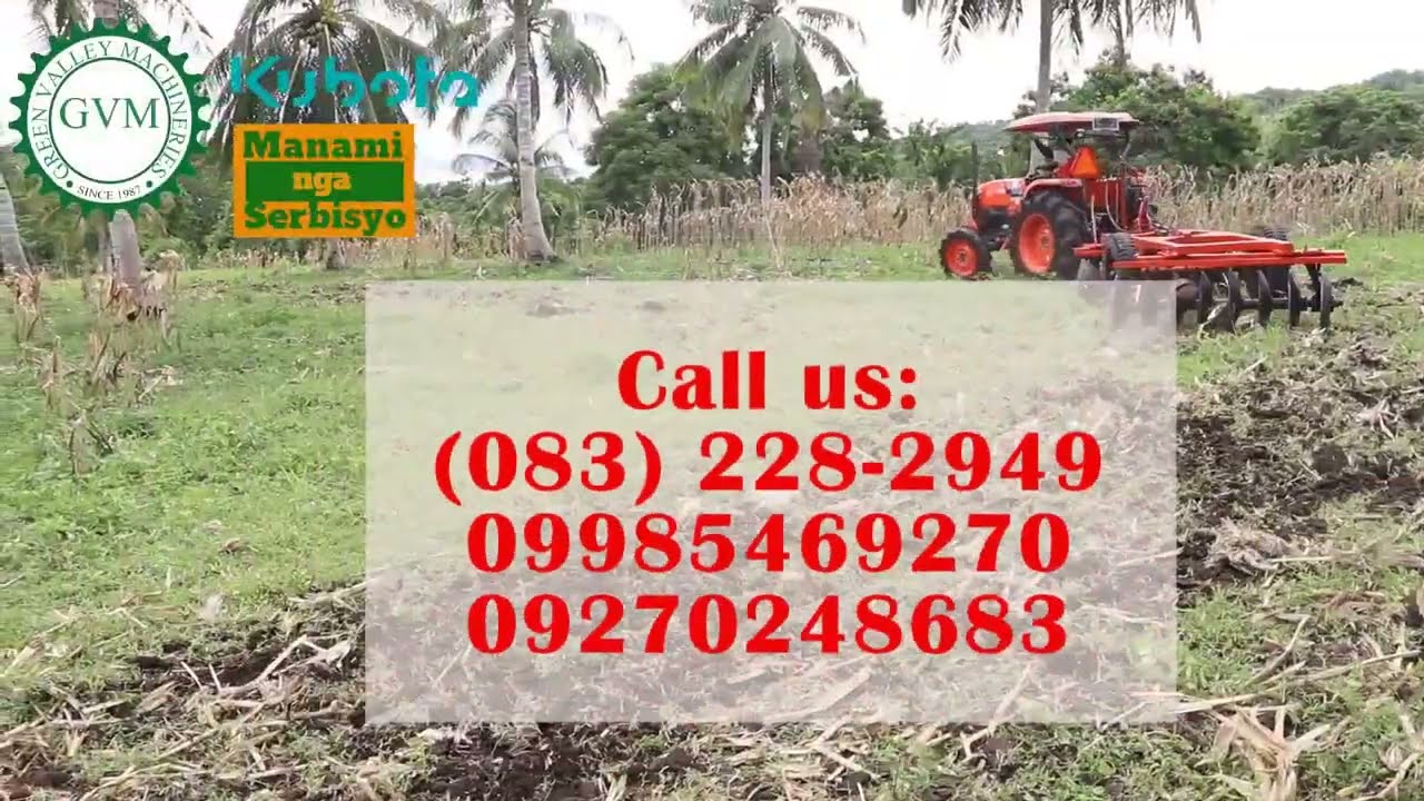 GVM L5018 with Trailing Harrow 16 blades x 22