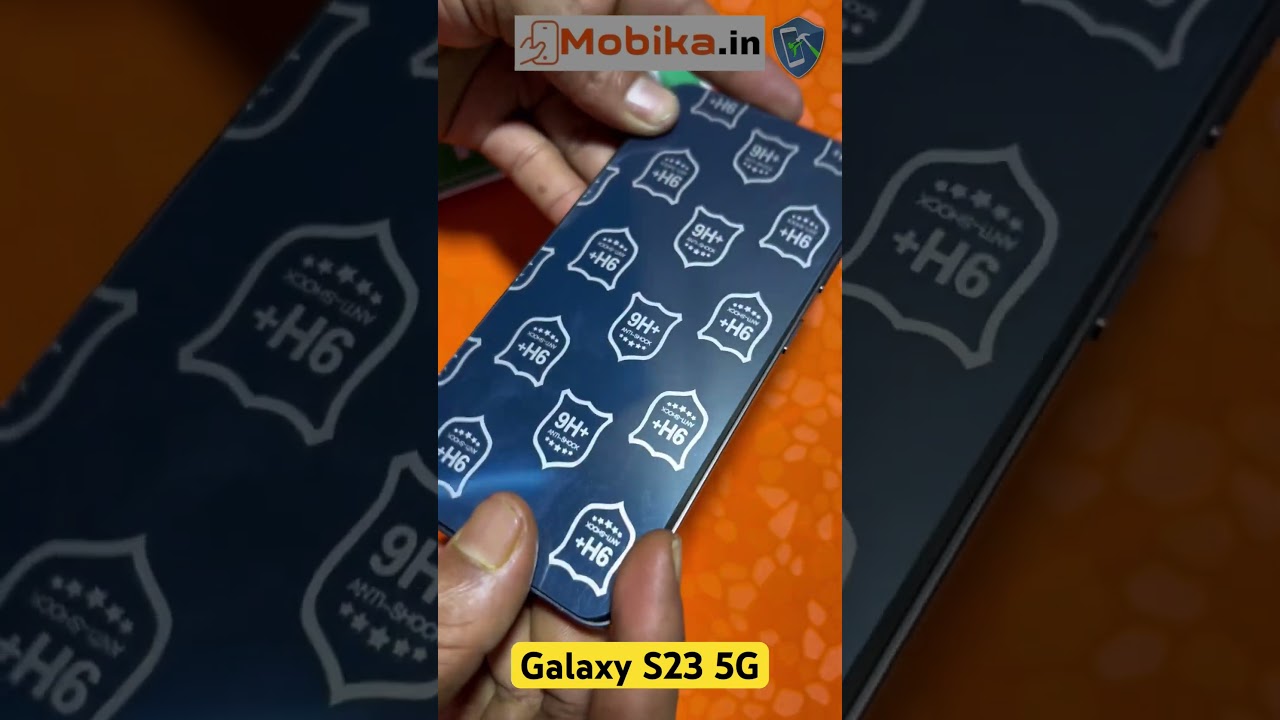 9H Fiber Screen Guard for Samsung S23 #smartunlock