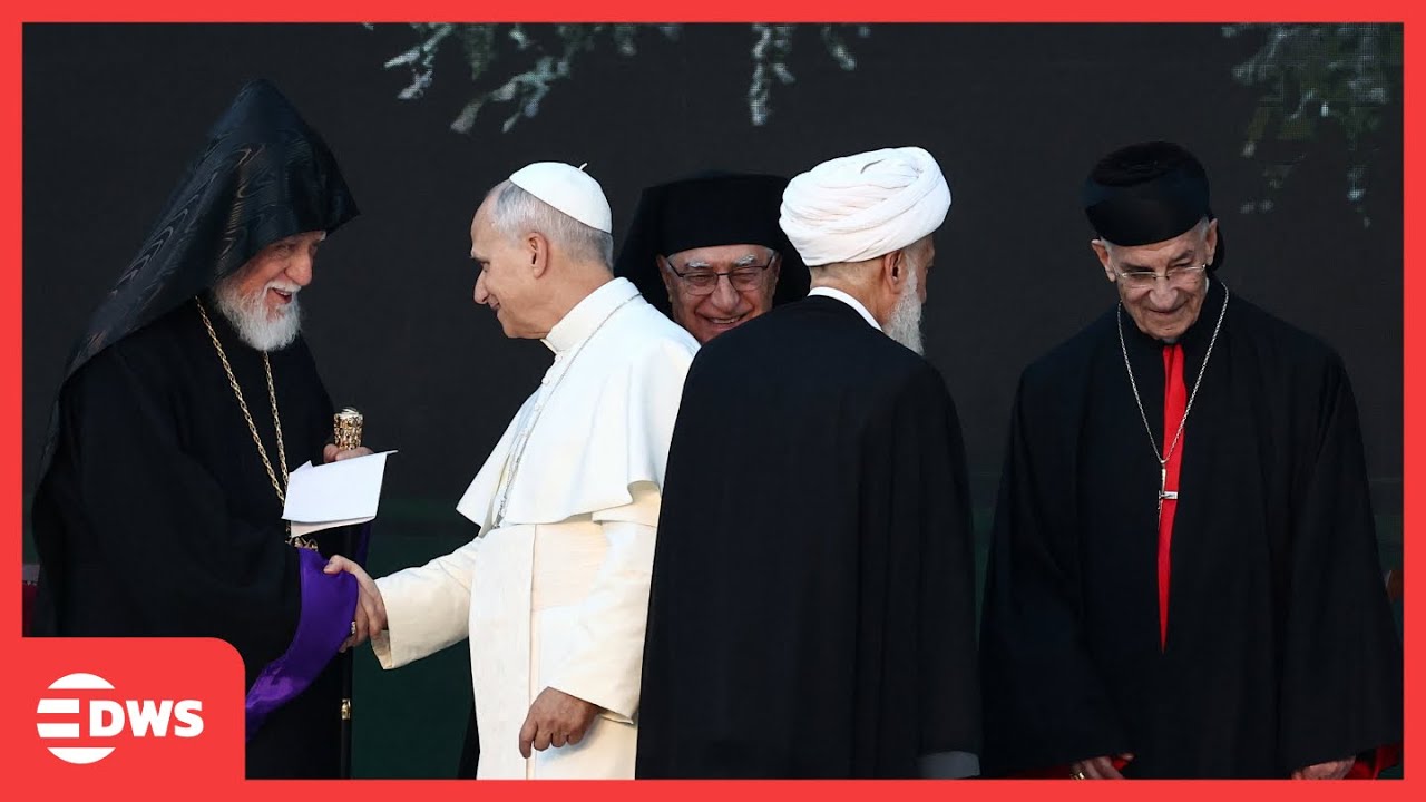 UNBELIEVABLE MOMENT: Pope Leo XIV Meets Muslim, Jewish & Christian Leaders in Beirut | AK1E