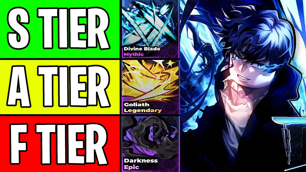 BEST ABILITIES TIER LIST IN SOLO HUNTERS ROBLOX (BEST ABILITY TIER LIST!)