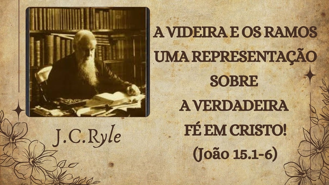 74 - A VIDEIRA E OS RAMOS: UMA REPRESENTAÇÃO SOBRE A VERDADEIRA FÉ EM CRISTO | Por J.C.Ryle