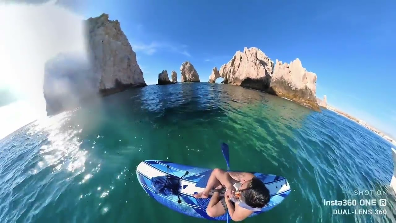 Paddle surf y snorkel en Los Cabos. Insta 360 one R ¿buena opción para grabar debajo del agua?