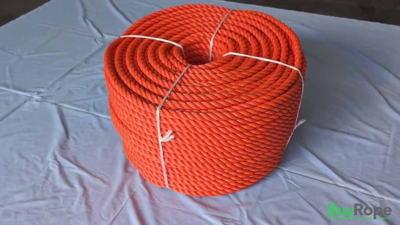 18mm Orange Polyethylene Rope (220m Coil) Demo | BuyRope