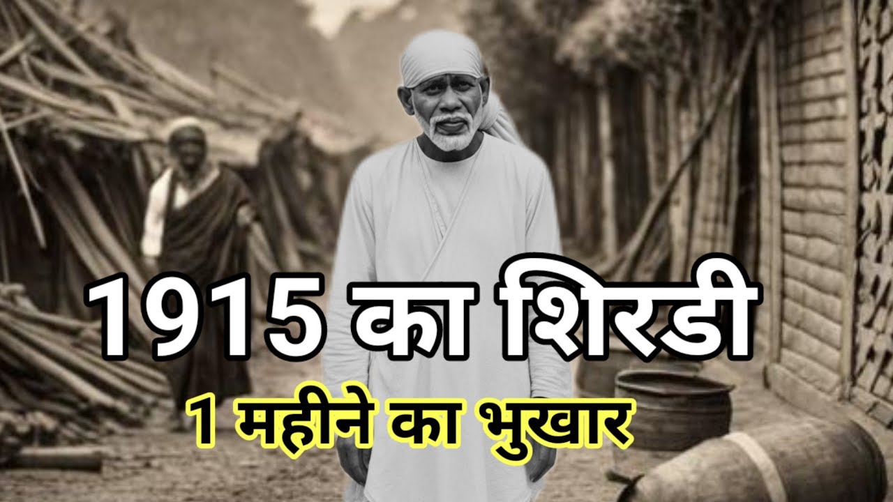 1915 का shirdi - बापू साहब का बुखार real history of sai baba