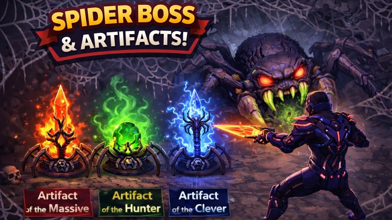 *Artifact Location Bos BroodMother Lysrix* ပင့်ကူbossအာတီဖက်ရှာနည်း!Ark Mobile Ultimate The Island✌️