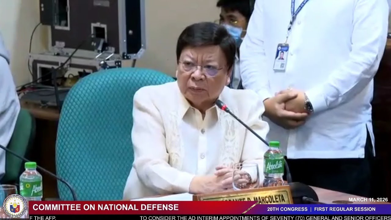 Plenary Session Commission on Appointments (March 11, 2026)
