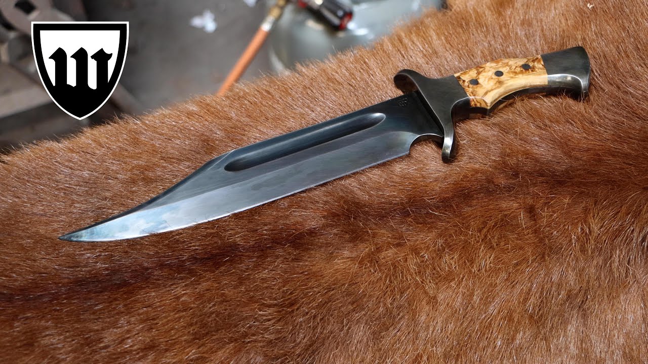 Forging a bowie knife, the complete movie.